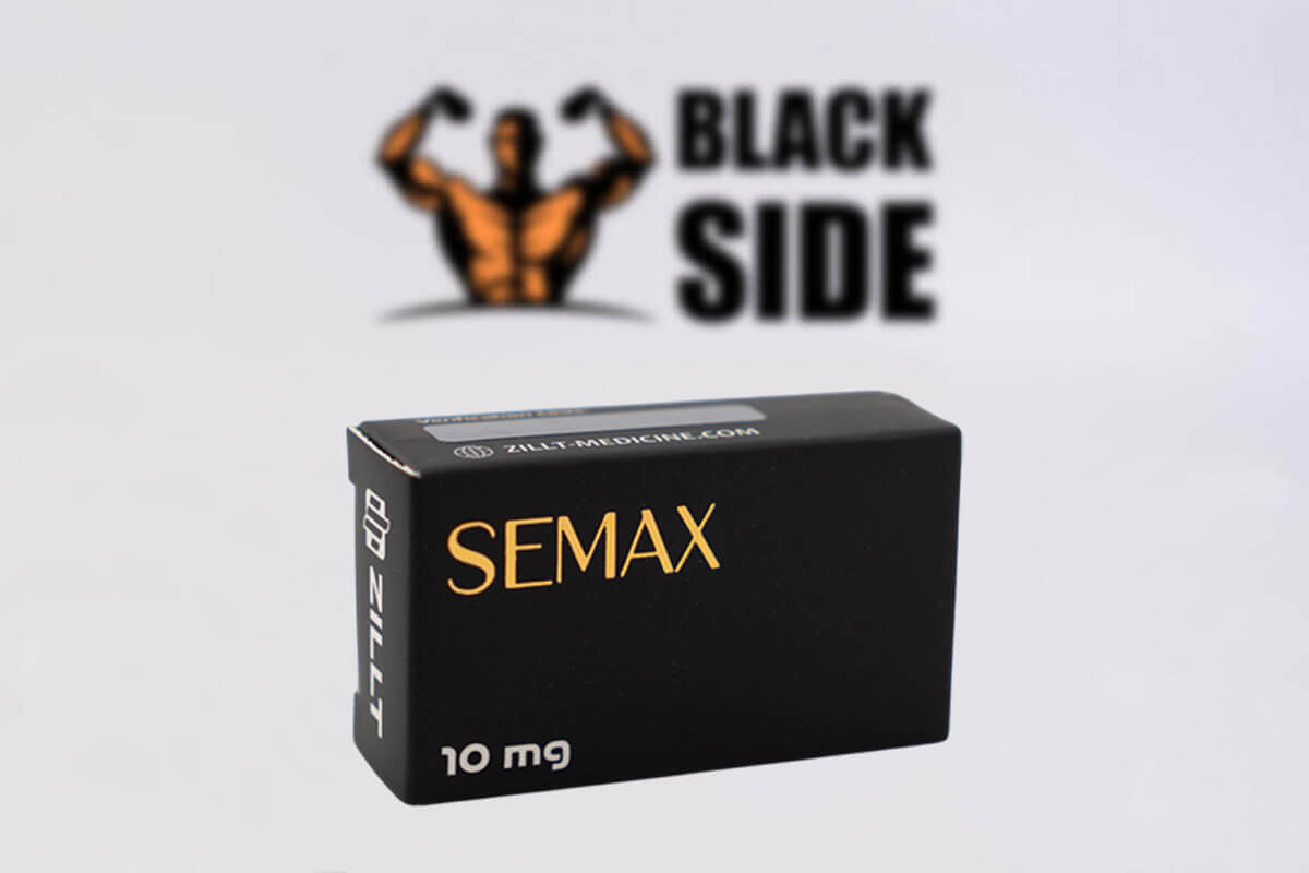 Semax Пептид Zillt Medicine | 10 мг - Black Side