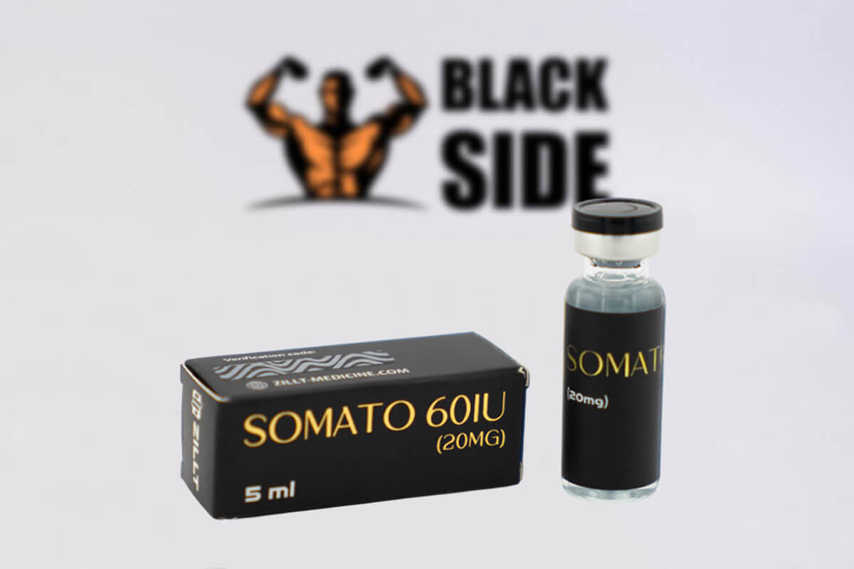 Somato Гормон Роста Zillt Medicine | 60 IU (5ml) - Black Side