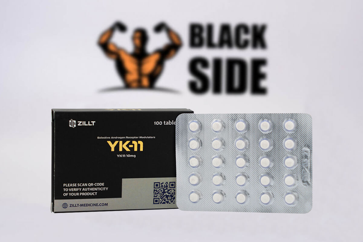YK-11 Zillt Medicine | 25 табл - 10 мг/табл - Black Side