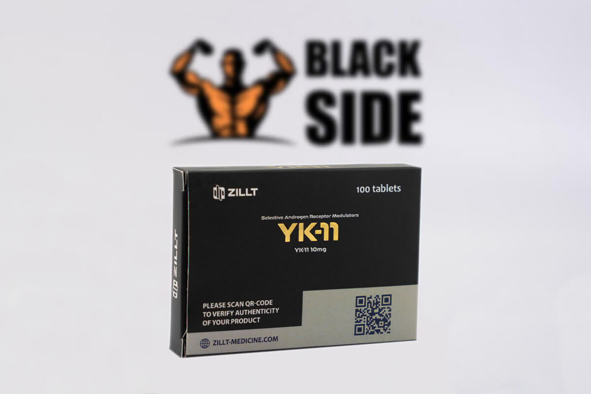 YK-11 Zillt Medicine | 25 табл - 10 мг/табл - Black Side