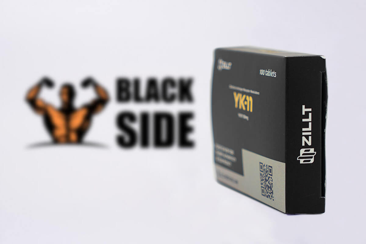 YK-11 Zillt Medicine | 25 табл - 10 мг/табл - Black Side