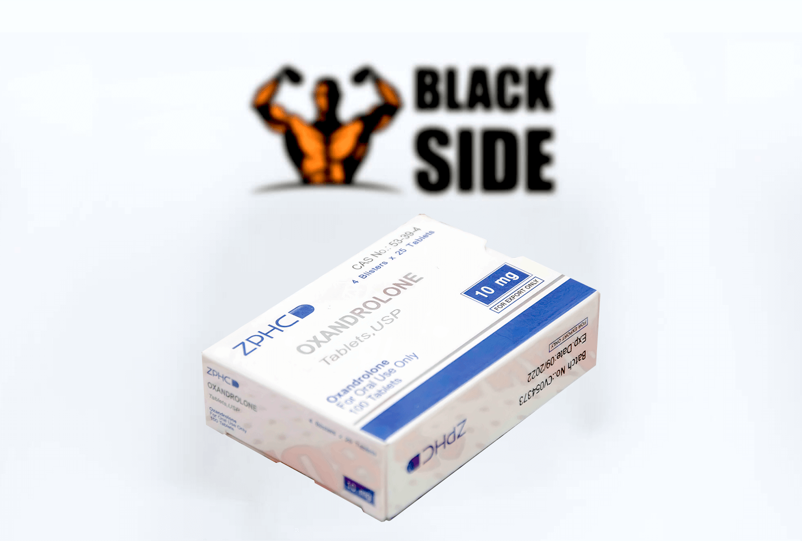 Oxandrolone Оксандролон ZPHC | 100 табл - 10 мг/табл - Black Side