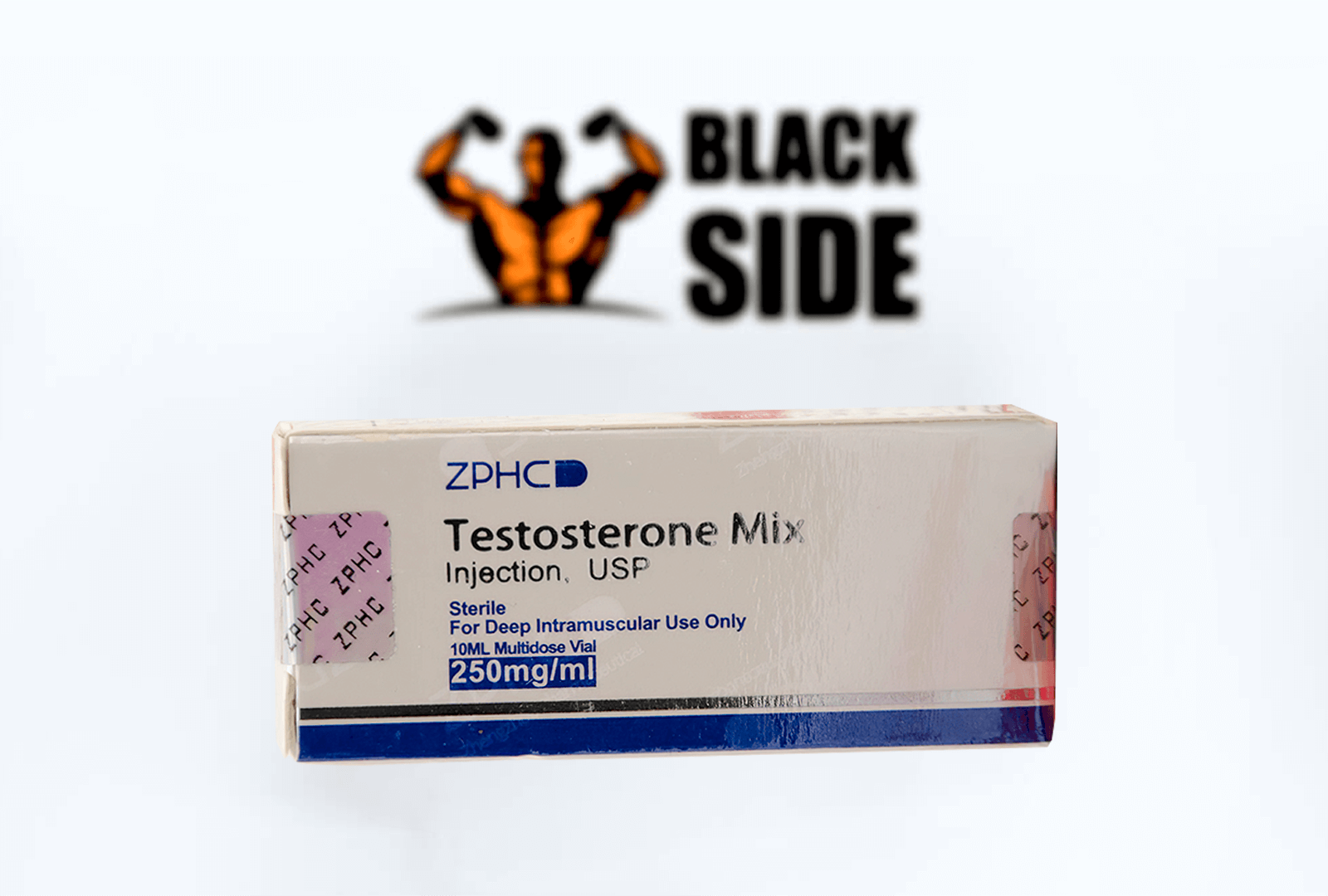 Testosterone Mix Сустанон ZPHC | 10 мл/флакон - 250 мг/мл - Black Side