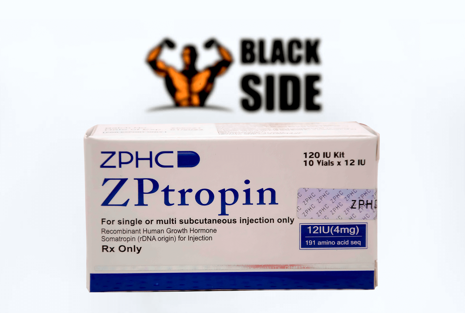 ZPtropin Гормон Роста ZPHC | 10x12iu - Black Side